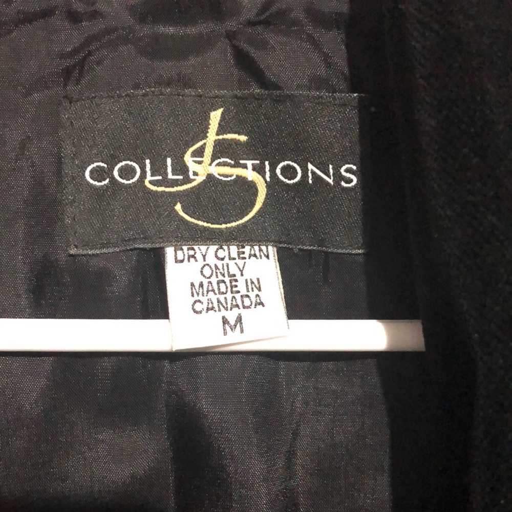 Vintage Black Velvet Evening Coat - Picture 2 of 4